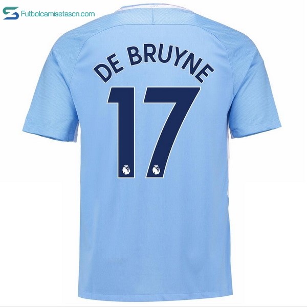 Camiseta Manchester City 1ª De Bruyne 2017/18